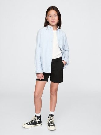 Uniform-Bermudashorts mit mittlerer Leibhöhe für Kinder