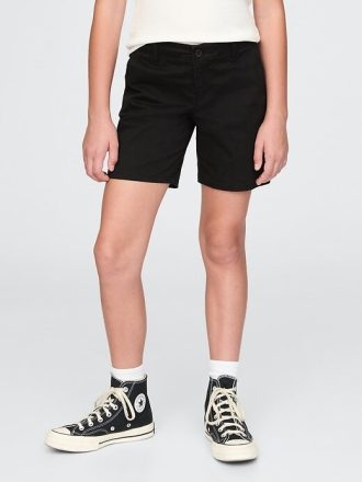 Uniform-Bermudashorts mit mittlerer Leibhöhe für Kinder