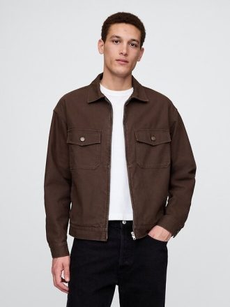 Utility-Jacke aus Canvas