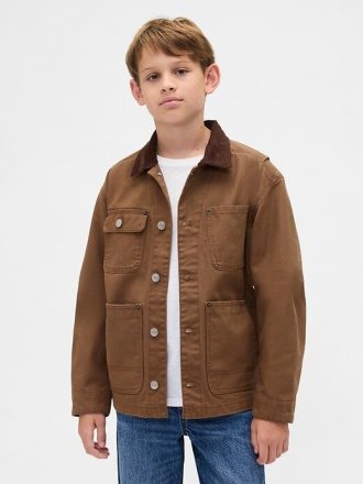 Utility-Jacke aus Canvas für Kinder