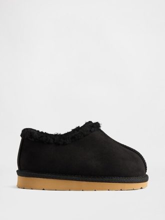 Vegane Wildlederschuhe mit Sherpa-Futter für Kleinkinder