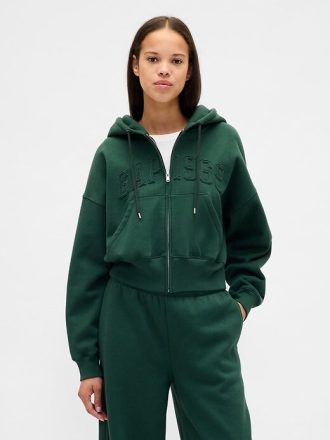 VintageSoft 1969 Logo-Kapuzenpullover mit Reißverschluss