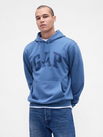 VintageSoft Arch Logo Hoodie für Erwachsene