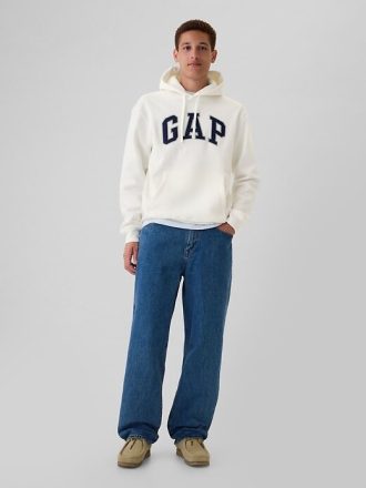 VintageSoft Arch Logo Hoodie für Erwachsene