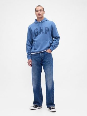 VintageSoft Arch Logo Hoodie für Erwachsene
