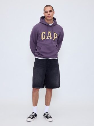 VintageSoft Arch Logo Hoodie für Erwachsene