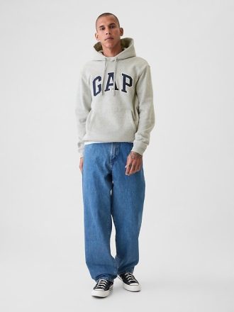 VintageSoft Arch Logo Hoodie für Erwachsene