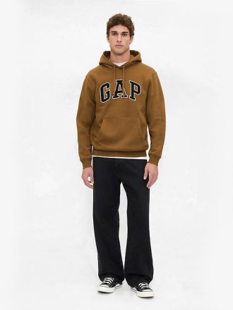 VintageSoft Arch Logo Hoodie für Erwachsene