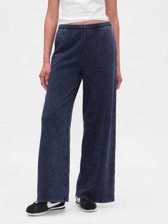 VintageSoft – Baggy-Jogginghose mit Logo