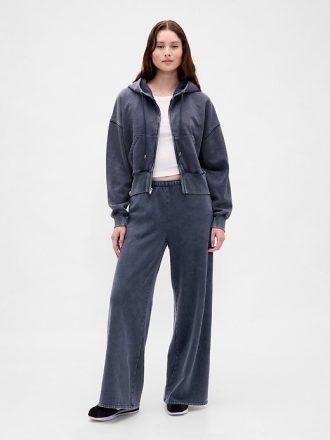 VintageSoft Baggy Jogginghose mit weitem Bein