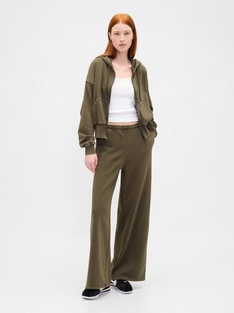 VintageSoft Baggy Jogginghose mit weitem Bein