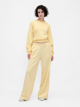 VintageSoft Baggy Jogginghose mit weitem Bein