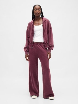 VintageSoft Baggy Jogginghose mit weitem Bein