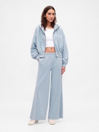 VintageSoft Baggy Jogginghose mit weitem Bein