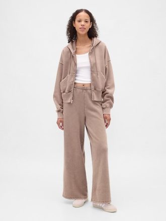 VintageSoft Baggy Jogginghose mit weitem Bein
