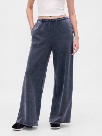 VintageSoft Baggy Jogginghose mit weitem Bein