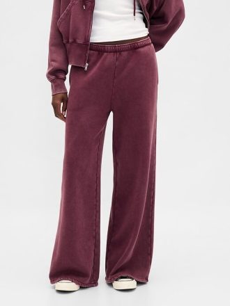 VintageSoft Baggy Jogginghose mit weitem Bein