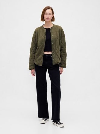 VintageSoft – Übergroße Steppjacke