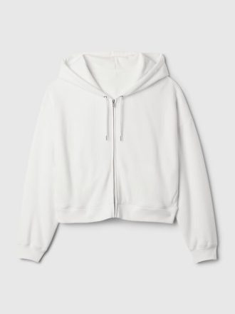 VintageSoft Crop Hoodie
