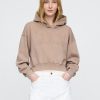 VintageSoft Crop-Hoodie mit Logo VintageSoft Crop-Hoodie mit Logo