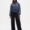 VintageSoft Crop-Hoodie mit Logo VintageSoft Crop-Hoodie mit Logo