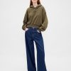 VintageSoft Crop-Hoodie mit Logo VintageSoft Crop-Hoodie mit Logo