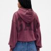 VintageSoft Crop-Hoodie mit Logo VintageSoft Crop-Hoodie mit Logo