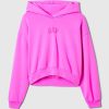VintageSoft Crop-Hoodie mit Logo VintageSoft Crop-Hoodie mit Logo