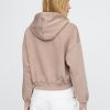 VintageSoft Crop-Hoodie mit Logo VintageSoft Crop-Hoodie mit Logo