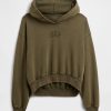 VintageSoft Crop-Hoodie mit Logo VintageSoft Crop-Hoodie mit Logo