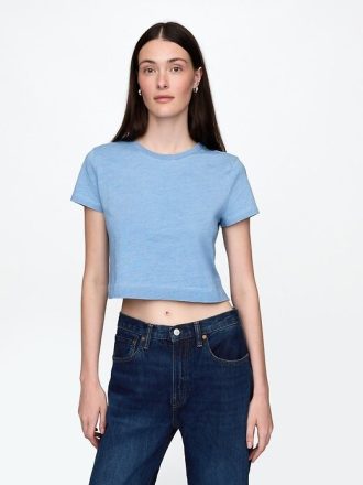 VintageSoft Crop T-Shirt aus Bio-Baumwolle