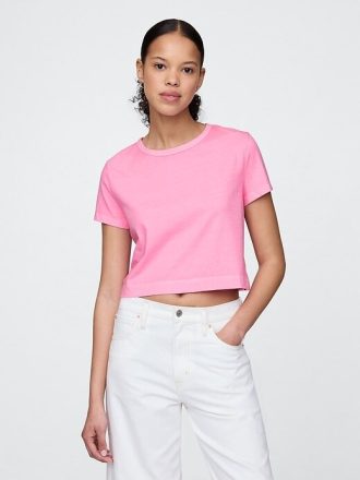 VintageSoft Crop T-Shirt aus Bio-Baumwolle