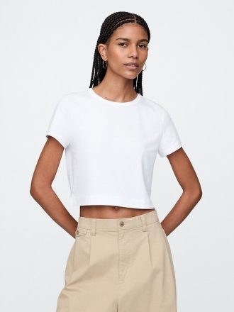 VintageSoft Crop T-Shirt aus Bio-Baumwolle