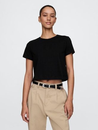 VintageSoft Crop T-Shirt aus Bio-Baumwolle