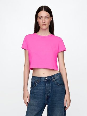 VintageSoft Crop T-Shirt aus Bio-Baumwolle