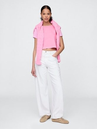 VintageSoft Crop T-Shirt aus Bio-Baumwolle