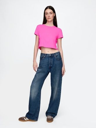 VintageSoft Crop T-Shirt aus Bio-Baumwolle