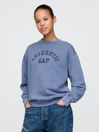 VintageSoft Gap Logo Tunika-Sweatshirt