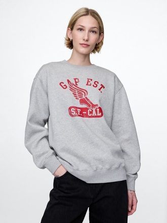 VintageSoft Gap Logo Tunika-Sweatshirt