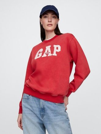 VintageSoft Gap Logo Tunika-Sweatshirt