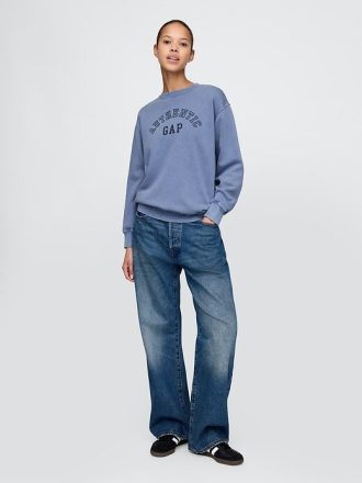 VintageSoft Gap Logo Tunika-Sweatshirt