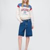 VintageSoft Gap Logo Tunika-Sweatshirt