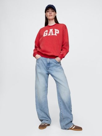 VintageSoft Gap Logo Tunika-Sweatshirt