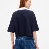 VintageSoft Heavyweight Crop Poloshirt aus Bio-Baumwolle