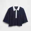 VintageSoft Heavyweight Crop Poloshirt aus Bio-Baumwolle