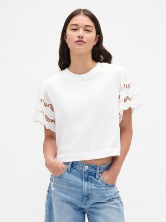 VintageSoft Heavyweight Crop T-Shirt aus Bio-Baumwolle