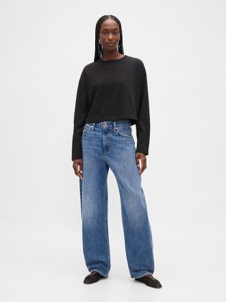 VintageSoft Heavyweight Crop T-Shirt aus Bio-Baumwolle