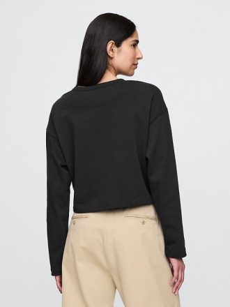 VintageSoft Heavyweight Crop T-Shirt aus Bio-Baumwolle