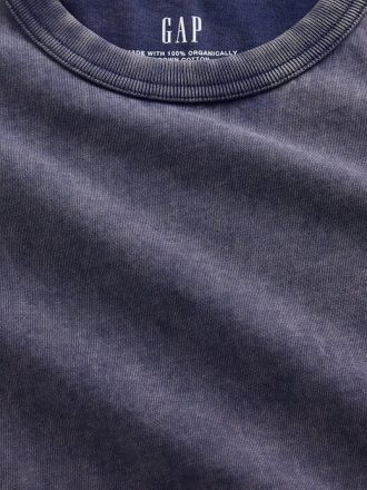 VintageSoft Heavyweight Shrunken T-Shirt aus Bio-Baumwolle