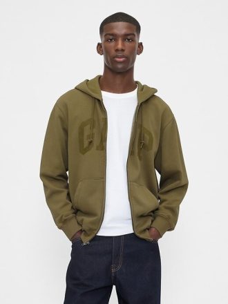 VintageSoft Hoodie mit durchgehendem Reißverschluss für Erwachsene VintageSoft Hoodie mit durchgehendem Reißverschluss für Erwachsene